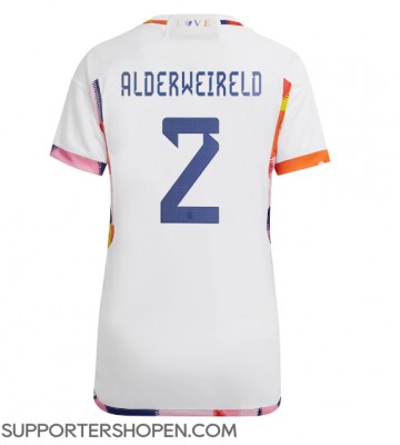 Belgien Toby Alderweireld #2 Borta Matchtröja Dam VM 2022 Kortärmad